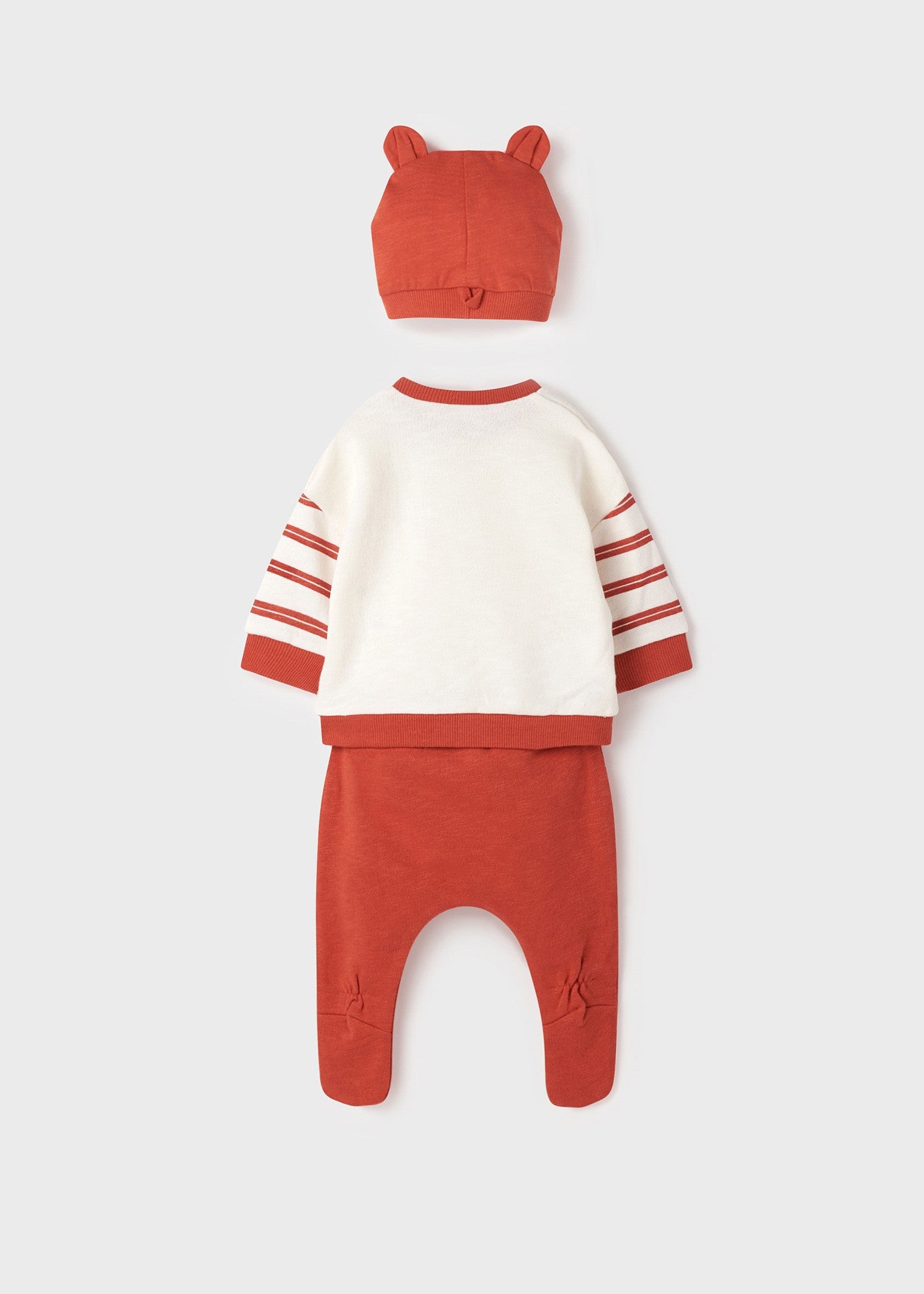 Conjunto polaina y gorro ECOFRIENDS recién nacido niño osito de Mayoral