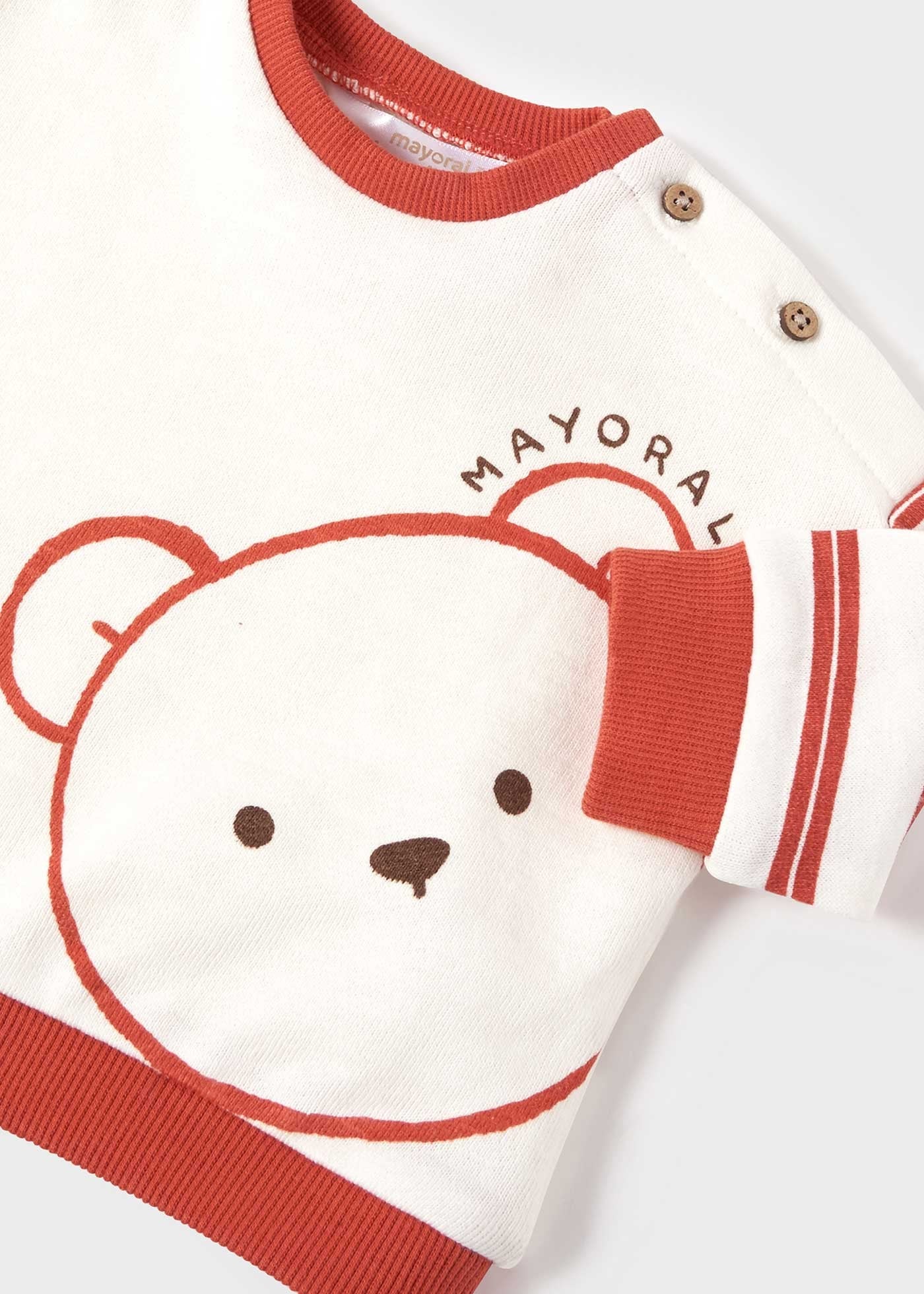 Conjunto polaina y gorro ECOFRIENDS recién nacido niño osito de Mayoral