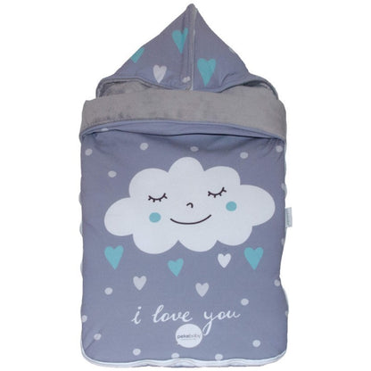 Saco Para Capazo Entretiempo Nuvola Menta de  Pekebaby