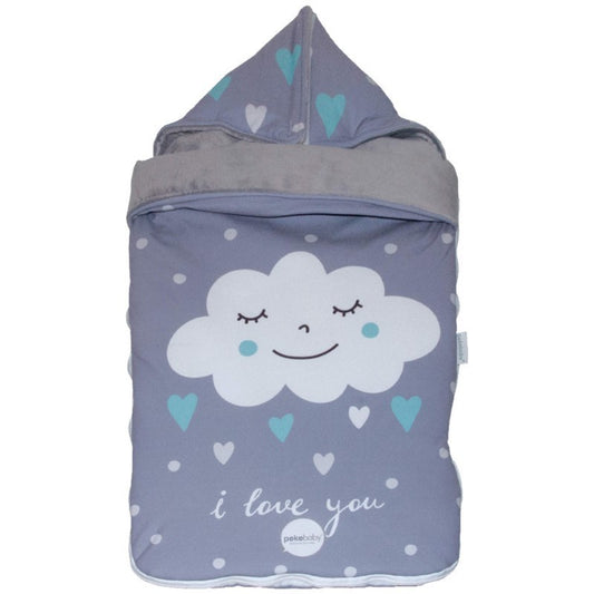 Saco Para Capazo Entretiempo Nuvola Menta de  Pekebaby