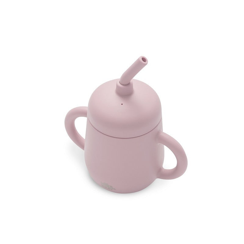 Vaso Antigoteo + Pajita de Silicona de Interbaby