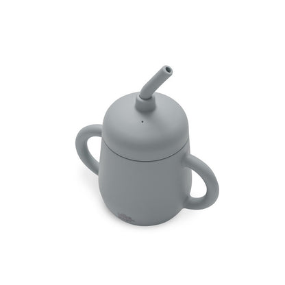 Vaso Antigoteo + Pajita de Silicona de Interbaby