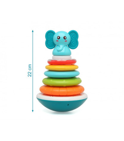 Juguete Tentesio Elefante Con Aros Encajables y Múscia de Kiokids