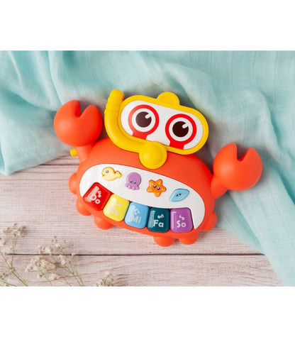 Juguete Piano con Forma de Cangrejo de Kiokids