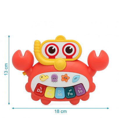 Juguete Piano con Forma de Cangrejo de Kiokids