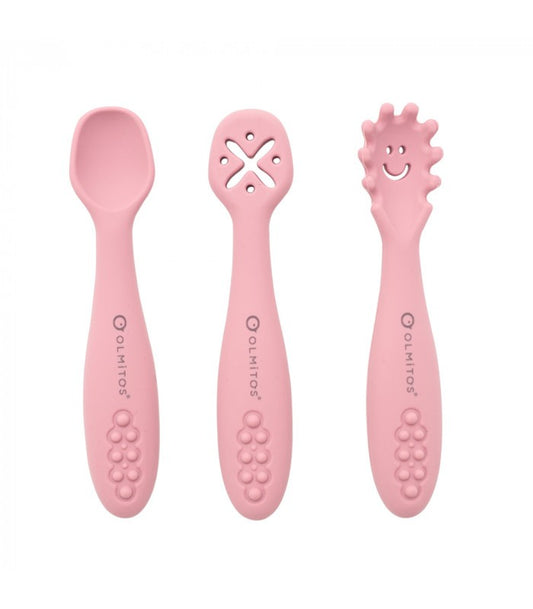 Set Cubiertos de Aprendizaje Silicona de Olmitos