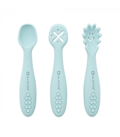 Set Cubiertos de Aprendizaje Silicona de Olmitos