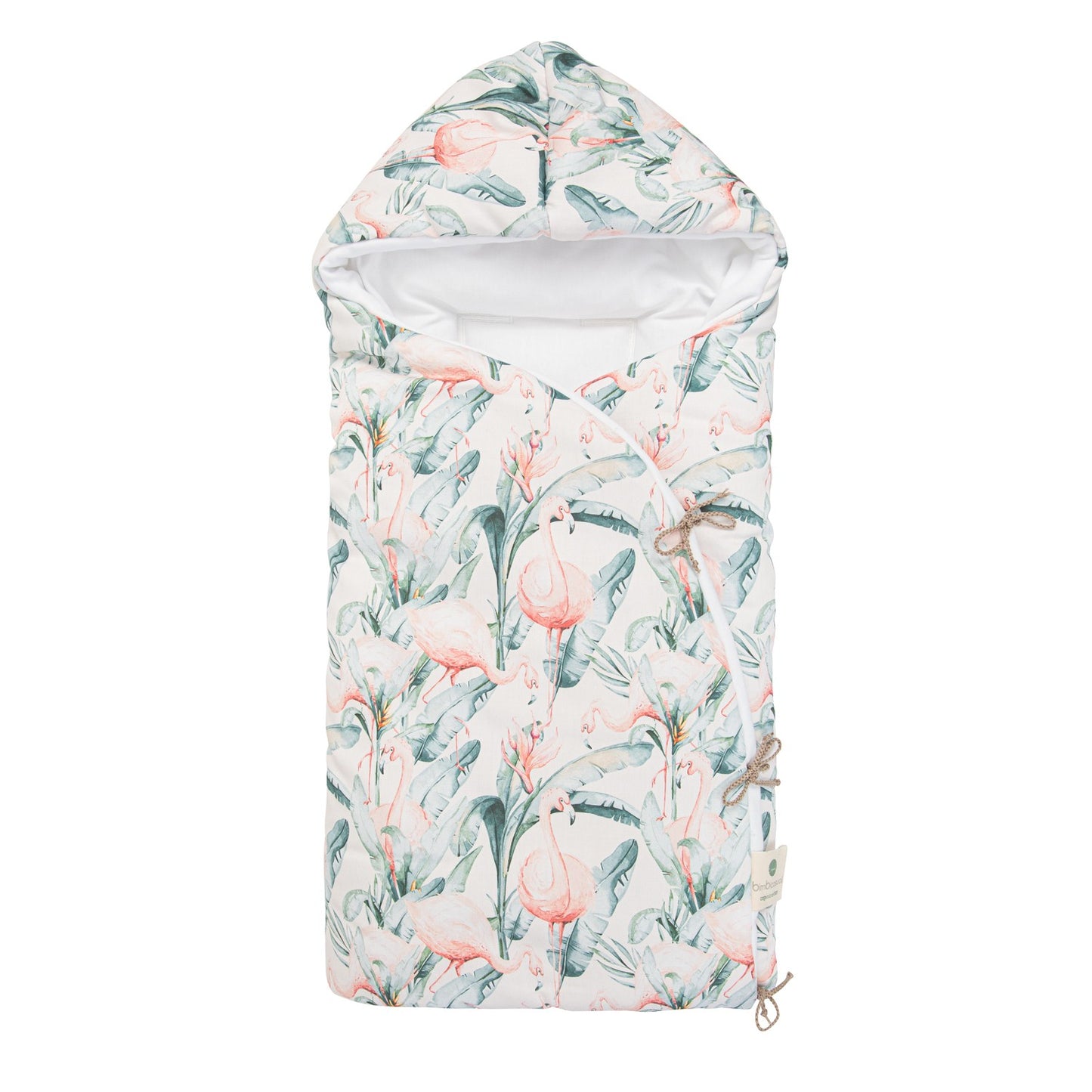 Saco Arrullo Capucha Flamingo Casual de Bimbidreams