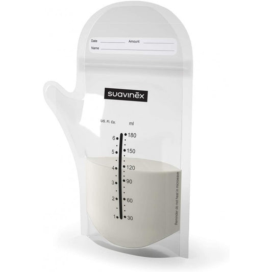 Bolsas para almacenamiento de leche materna 25 uds 180 ml de suavinex