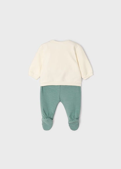 Conjunto polaina acolchado para recién nacido ECOFRIENDS Conejito/Osito de Mayoral