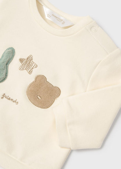 Conjunto polaina acolchado para recién nacido ECOFRIENDS Conejito/Osito de Mayoral