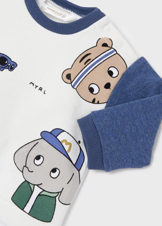Conjunto 2 piezas de punto animalitos ECOFRIENDS de Mayoral