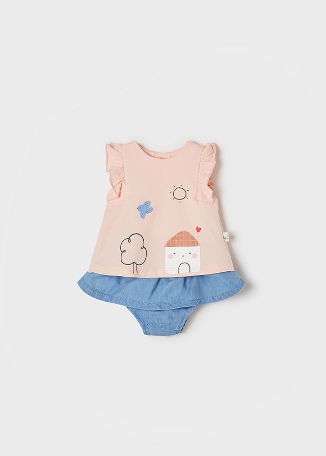 Conjunto falda tejana niña de Mayoral