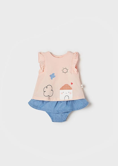 Conjunto falda tejana niña de Mayoral