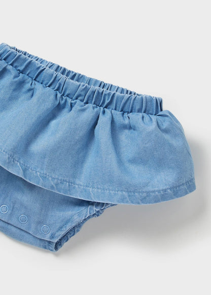 Conjunto falda tejana niña de Mayoral