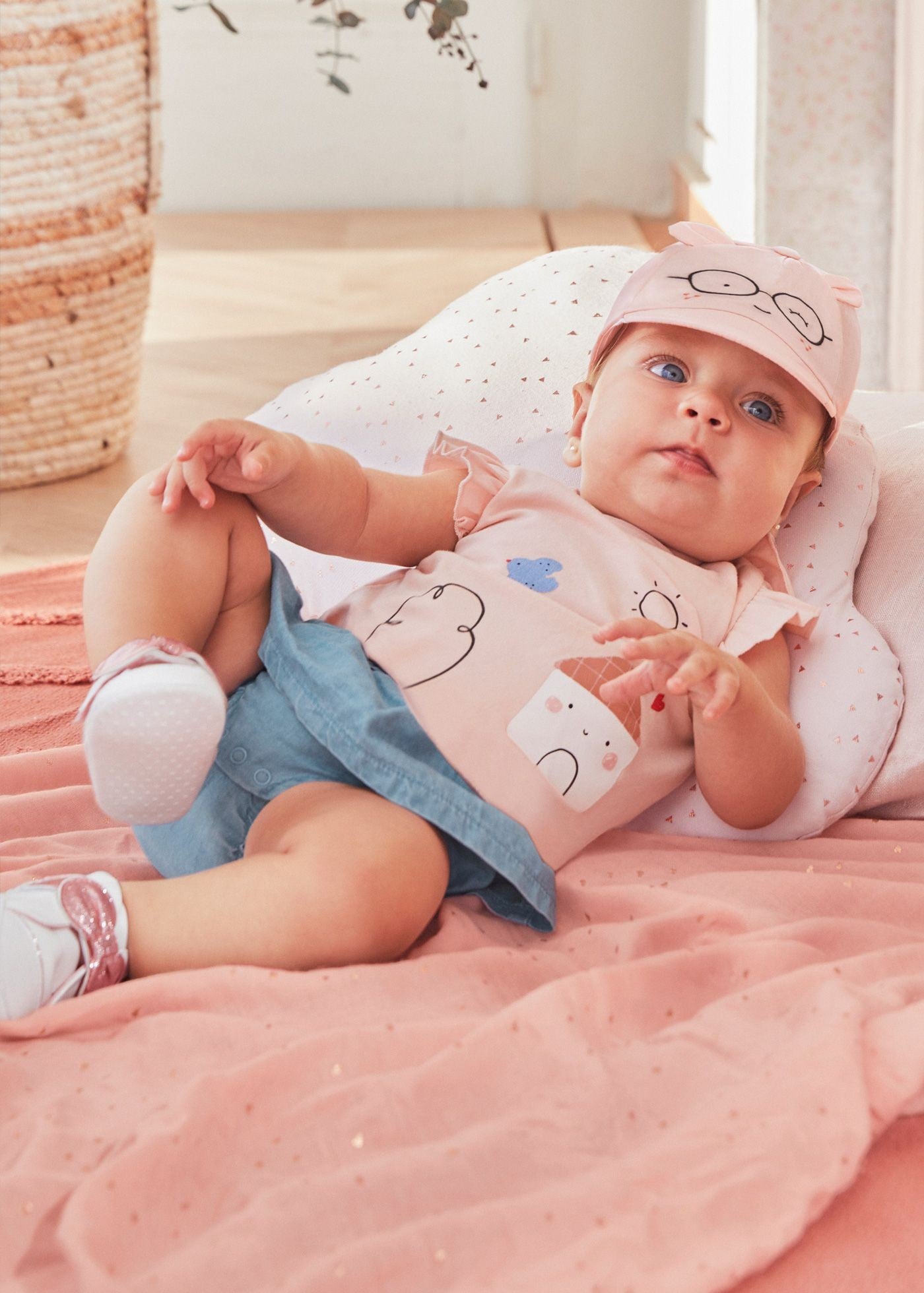 Conjunto falda tejana niña de Mayoral