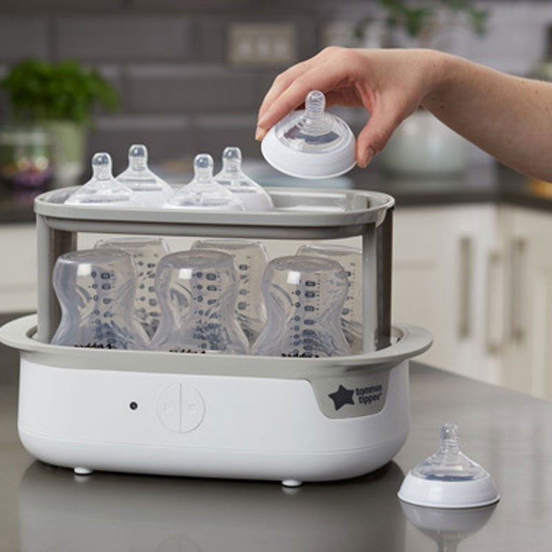 Esterilizador de biberones eléctrico Super-Steam Advanced de Tommee Tippee