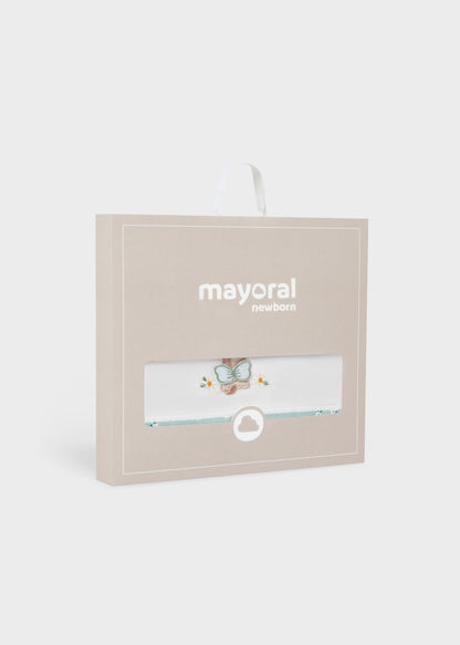 Sábana de cuna con Unicornio bordado de algodón para bebé de Mayoral