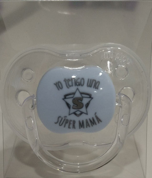 Chupete Divertido Yo tengo una Súper Mamá de Mi Pipo