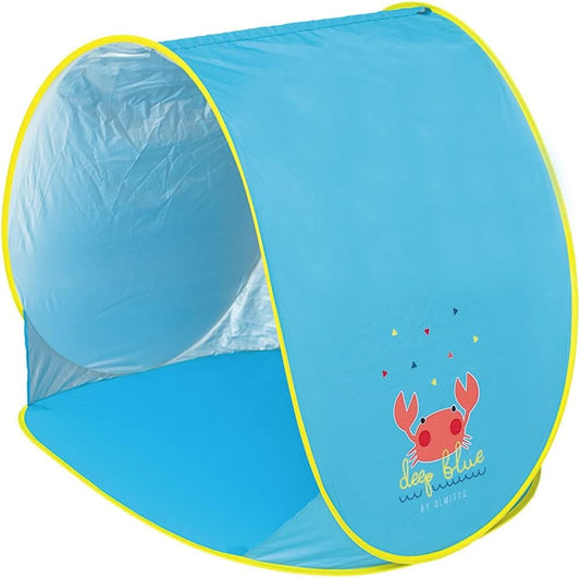 Loja básica pop-up na praia de Olmitos