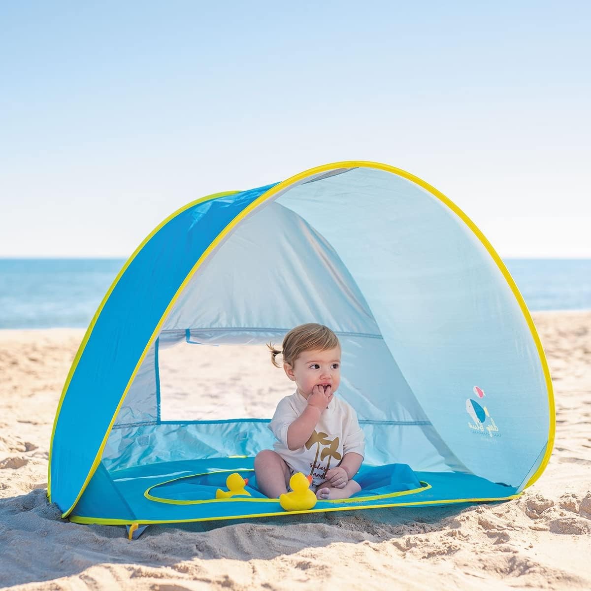 Olmitos – Tienda Pop UP de bebé con Piscina para Playa y jardín