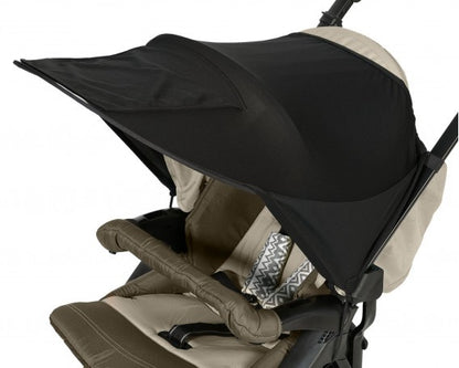 Parasol adicional para cochecito infantil negro de Kiokids