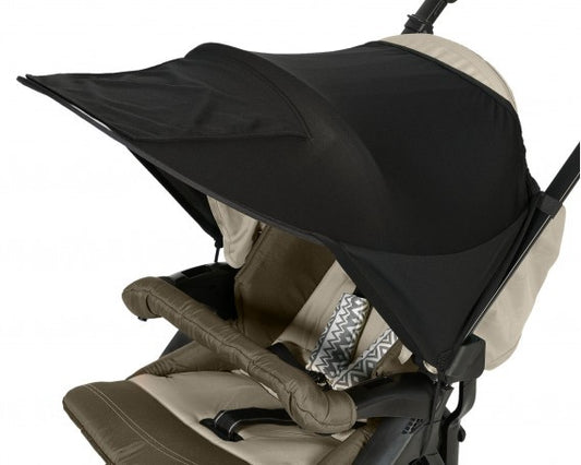 Parasol adicional para cochecito infantil negro de Kiokids