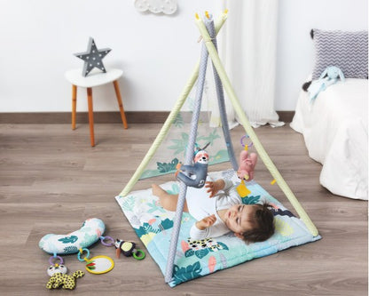 Teepee-Mantita de actividades Perezoso de Kiokids
