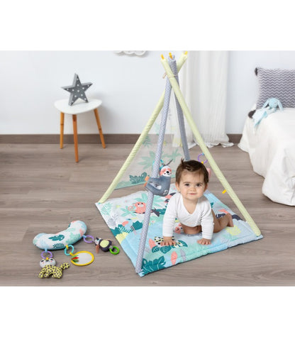 Teepee-Mantita de actividades Perezoso de Kiokids