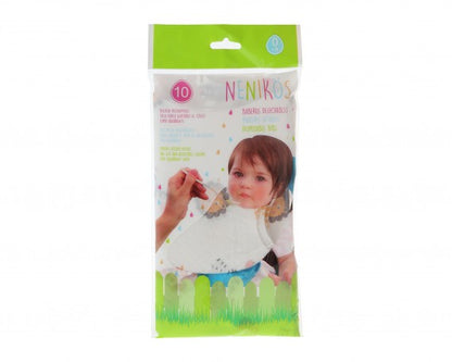 Baberos desechables 10 unidades de Kiokids