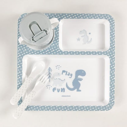Vajilla 4pcs Dinosaurio de Kikkaboo