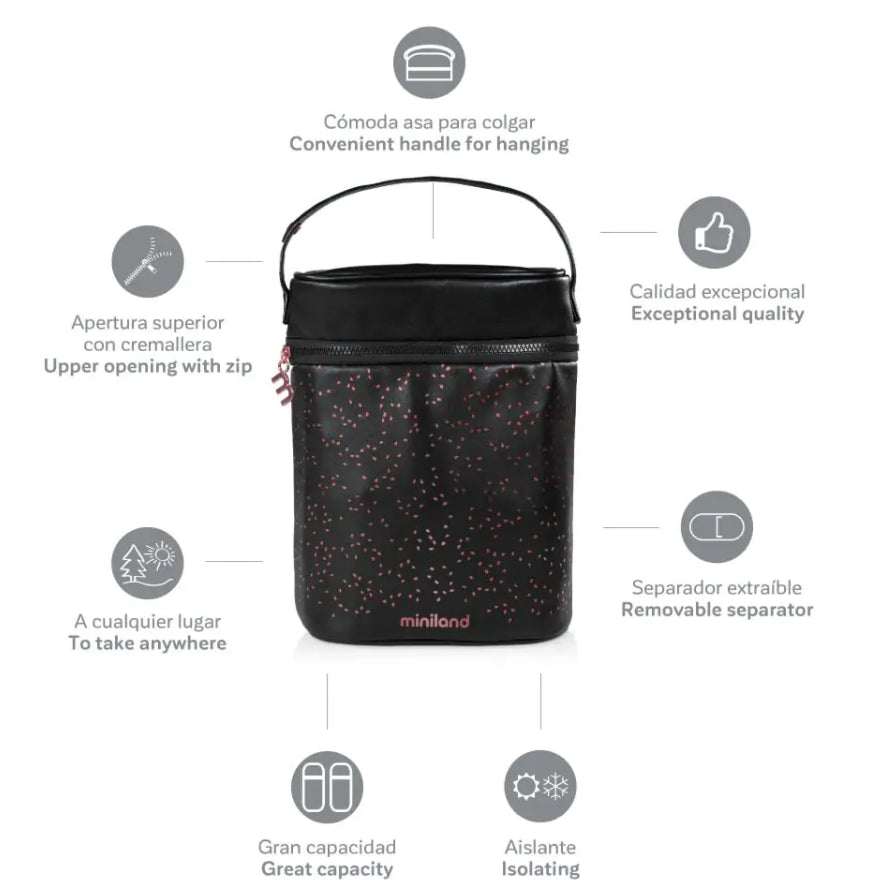 Bolsa isotérmica thermibag double deluxe de Miniland