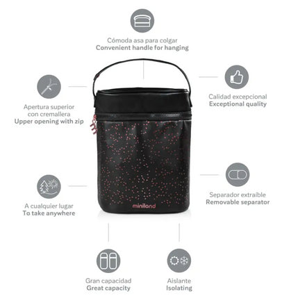 Bolsa isotérmica thermibag double deluxe de Miniland