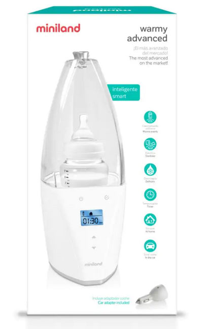 Calienta biberones y esterilizador warmy advanced de Miniland