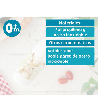 Botella Térmica Conejito 500ml de Kiokids