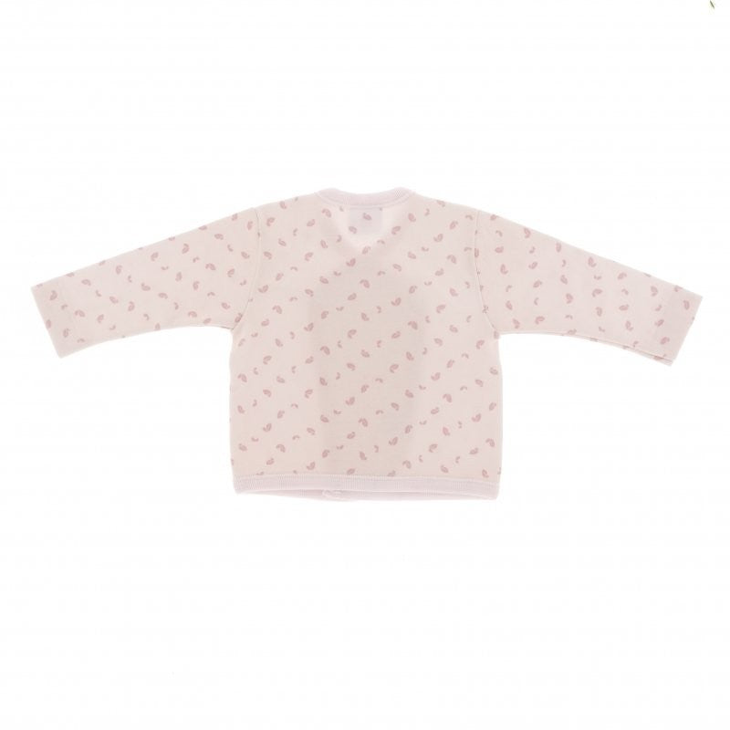Conjunto de jubón cruzado polaina algodón estampado hojas de Cambrass