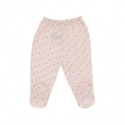 Conjunto de jubón cruzado polaina algodón estampado hojas de Cambrass