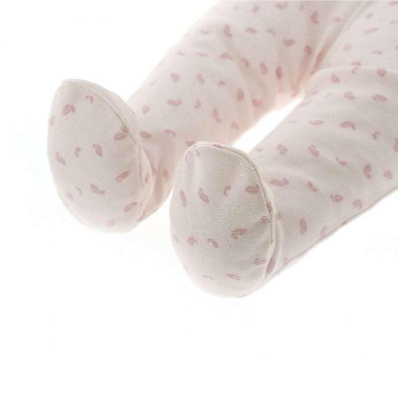 Conjunto de jubón cruzado polaina algodón estampado hojas de Cambrass