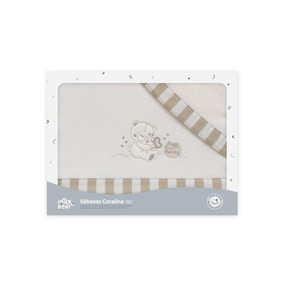 Tríptico cuna coralina Honey Bear de Interbaby