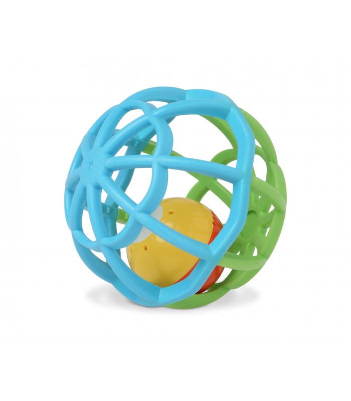 Pelota sonajero blandito con luz y sonido de Kiokids
