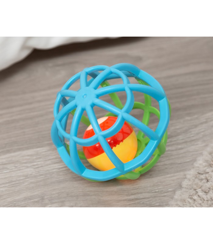 Pelota sonajero blandito con luz y sonido de Kiokids