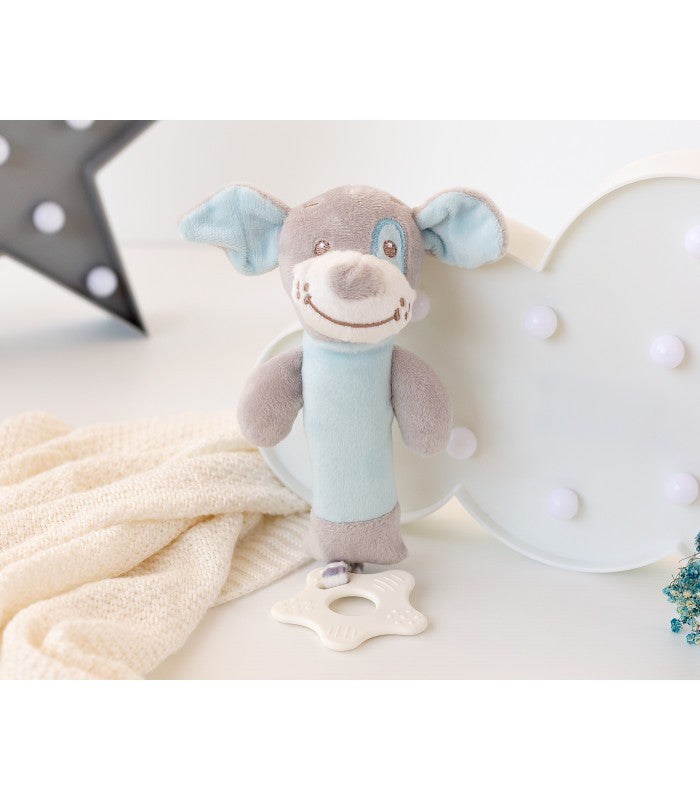 Sonajero mordedor peluche Perrito de Kiokids