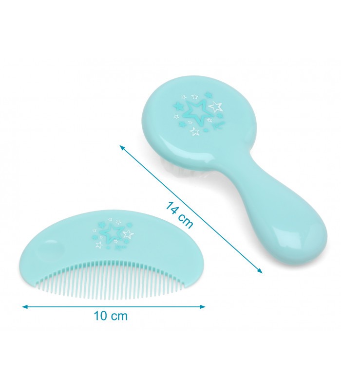 Set peine y cepillo extra suave Estrellitas de Kiokids