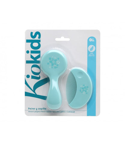 Set peine y cepillo extra suave Estrellitas de Kiokids