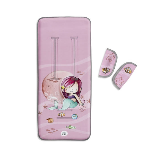 Colchoneta silla de paseo universal tejido 3D Sirena de Interbaby