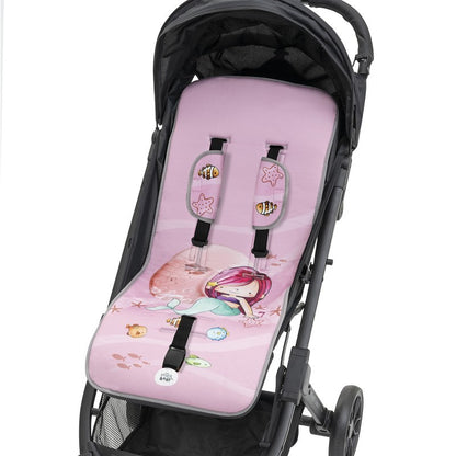 Colchoneta silla de paseo universal tejido 3D Sirena de Interbaby