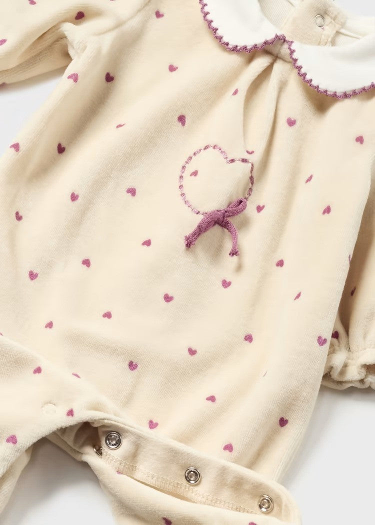 Pijamas tundosado Better Cotton corazones 2736 Mayoral