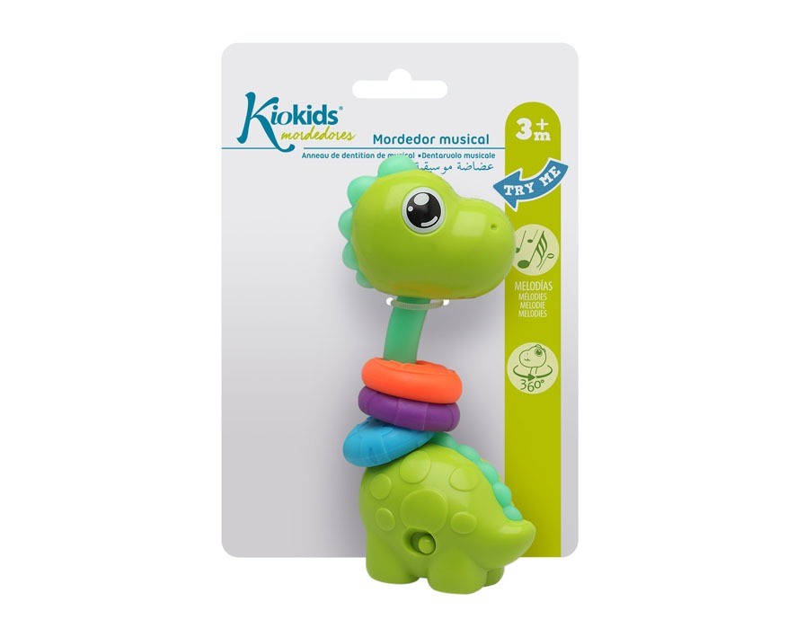 Mordedor Musical Dinosaurio Kiokids