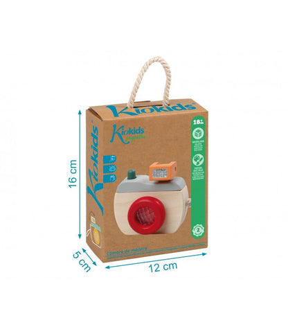 Juguete Cámara de Fotos en madera de Kiokids
