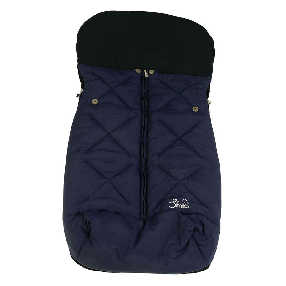 Olmitos – Saco Universal para silla de paseo Polar Extra Suave Azul Oscuro – Térmico y acolchado para cochecito